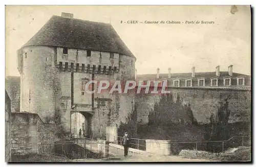 Cartes postales Caen Caserne du Chateau Porte de Secours