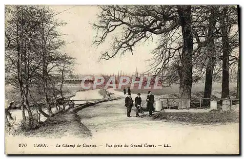 Cartes postales Caen La Champ de Courses Vue prise du Grand Cours