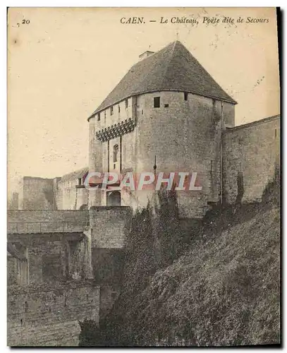 Cartes postales Caen Le Chateau Porte dite de Secours