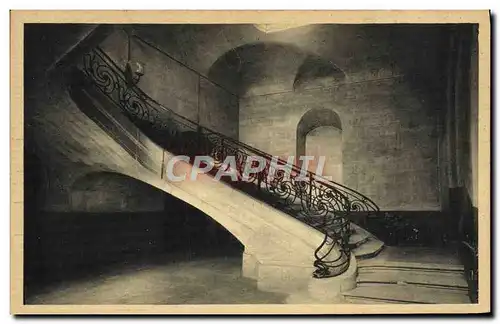 Cartes postales Caen Lycee Malherbe Escalier