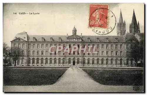 Cartes postales Caen Le Lycee