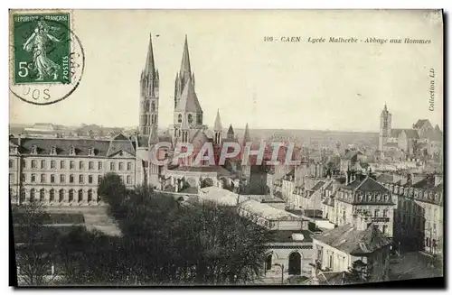 Cartes postales Caen Lycee Malherbe Abbaye aux Hommes