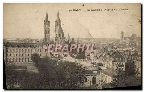 Cartes postales Caen Lycee Malherbe Abbaye aux Hommes