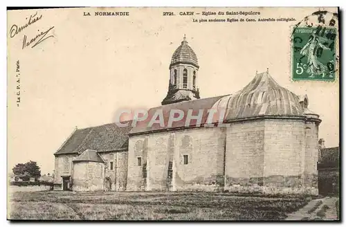 Cartes postales Caen Eglsie du Saint Sepulcre