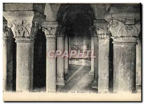 Ansichtskarte AK Caen Eglise de la Trinite Abbaye aux Dames la Crypte