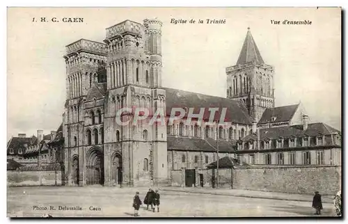 Cartes postales Caen Eglise de la Trinite Vue d&#39ensemble