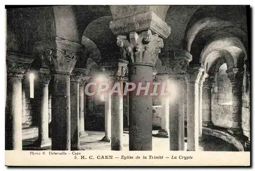 Ansichtskarte AK Caen Eglise de la Trinite La Crypte