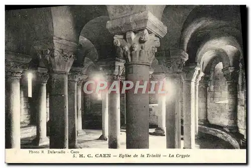 Ansichtskarte AK Caen Eglise de la Trinite La Crypte