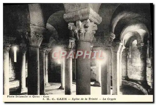 Ansichtskarte AK Caen Eglise de la Trinite La Crypte