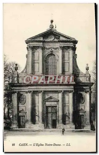 Cartes postales Caen L&#39Eglise Notre Dame