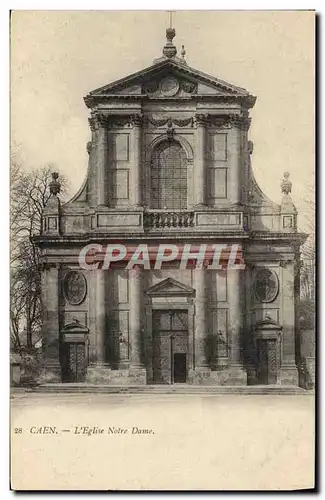 Cartes postales Caen L&#39Eglise Notre Dame