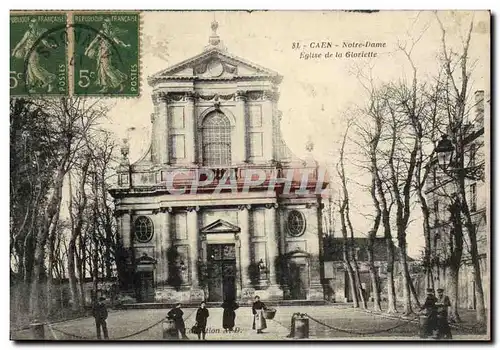 Cartes postales Caen Notre dame eglise de la gloriette