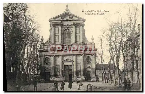 Cartes postales Caen Notre dame eglise de la gloriette