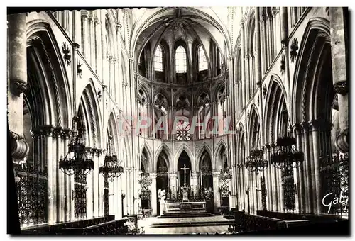 Ansichtskarte AK Caen Choeur et sanctuaire de l&#39abbaye aux hommes