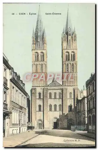 Cartes postales Caen Eglise saint etienne