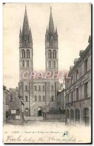 Ansichtskarte AK Caen Facade de l&#39abbaye aux hommes