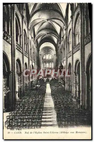 Cartes postales Caen Nej de l&#39eglise saint etienne Abbaye aux Hommes