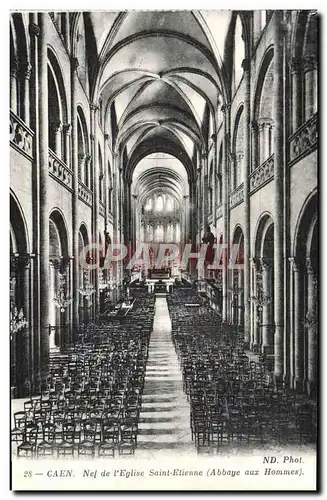 Cartes postales Caen Nej de l&#39eglise saint etienne Abbaye aux hommes