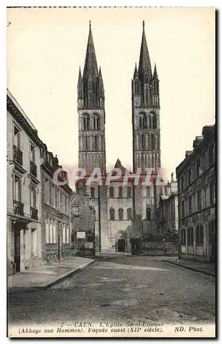 Cartes postales Caen Nef de l&#39eglise saint etienne abbaye aux hommes