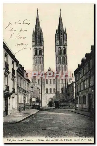 Cartes postales Caen Nef de l&#39eglise saint etienne abbaye aux hommes