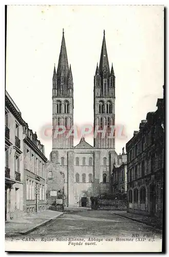 Cartes postales Caen Nef de l&#39eglise saint etienne abbaye aux hommes