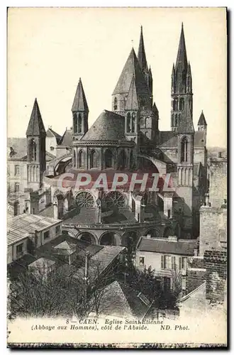 Cartes postales Caen Eglise saint etienne abbaye aux hommes