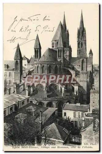 Cartes postales Caen Saint etienne abbaye aux hommes