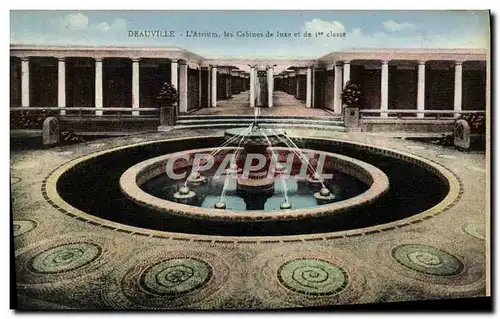 Cartes postales Deauville l'atrium les cabines de luxe et de 1ere classe
