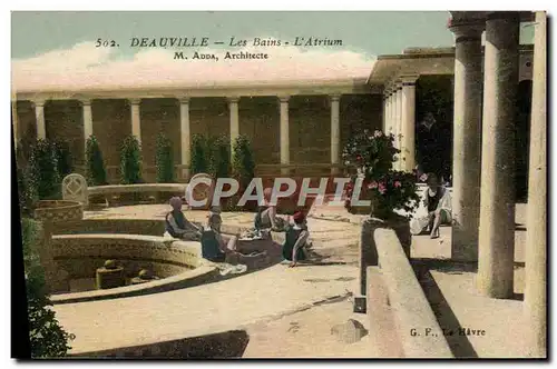 Cartes postales Deauville Les bains l&#39atrium