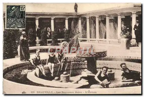 Cartes postales Deauville Les nouveaux bains l'atrium