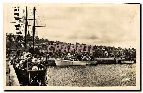 Cartes postales Deauville trouville le port des yachts