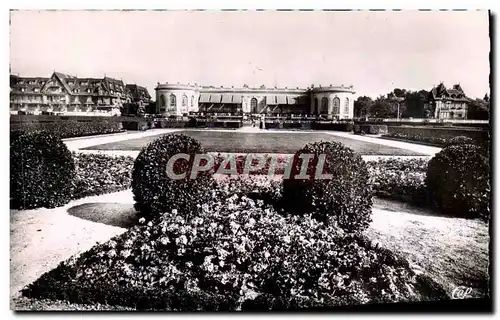 Ansichtskarte AK Deauville Plage fleurie le casino et les jardins