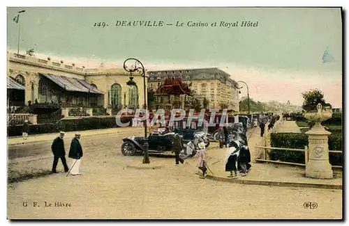 Cartes postales Deauville Le casino et royal hotel