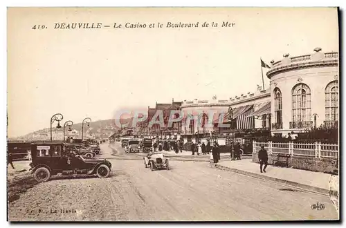 Cartes postales Deauville e caino et le boulevard de la mer