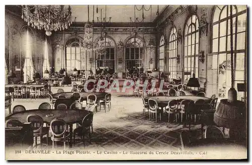 Cartes postales Deauville La plage fleurie le casino Le baccarat et cercle deauvillais