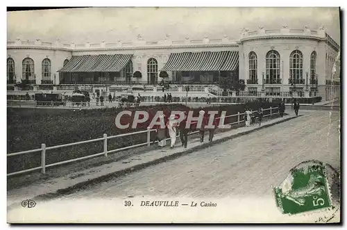 Cartes postales Deauville le casino