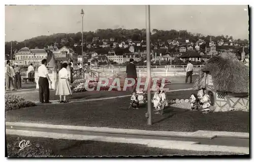 Cartes postales moderne Deauville la plage fleurie Le golf miniature