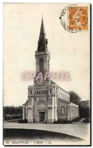 Cartes postales Deauville L&#39Eglise