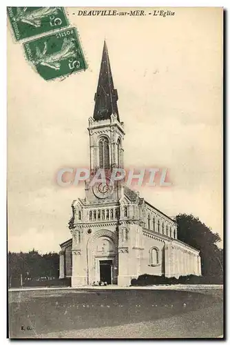 Cartes postales Deauville Sur Mer L&#39Eglise