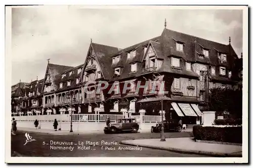 Cartes postales Deauville La plage fleurie normandy hotel