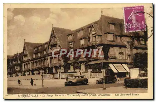 Cartes postales Deauville la plage fleurie le normandy hotel