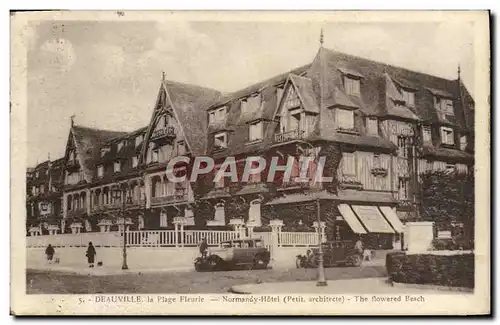 Cartes postales Deauville la plage fleurie normandy hotel