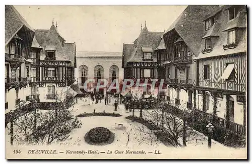 Cartes postales Deauville Normandy hotel la cour normande