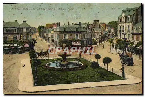 Cartes postales Deauville la plage fleurie la place Morny