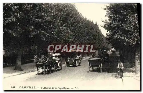 Cartes postales Deauville L&#39Avenue de la republique