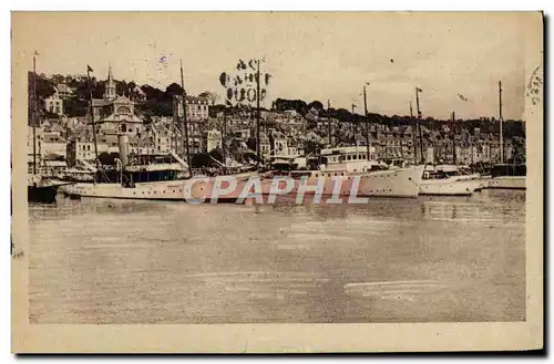 Cartes postales Deauville La plage fleurie Port de plaisance et les yachts