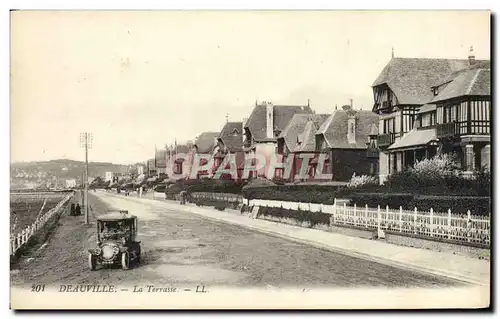 Cartes postales Deauville La terrasse