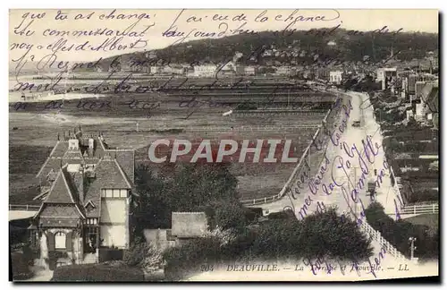 Cartes postales Deauville La terrasse et trouville