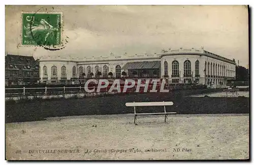 Cartes postales Deauville Sur mer le casino georges