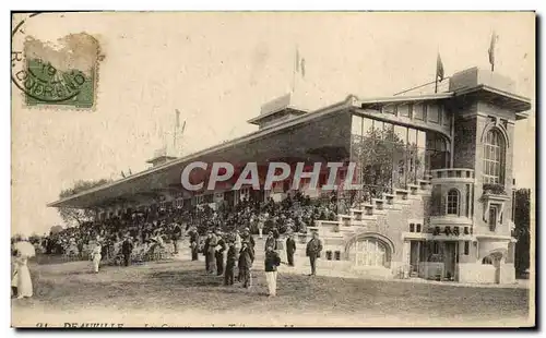 Ansichtskarte AK Deauville Les courses Hippisme chevaux